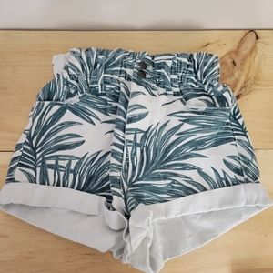 Show me your mumu emilia oasis palm jean shorts S